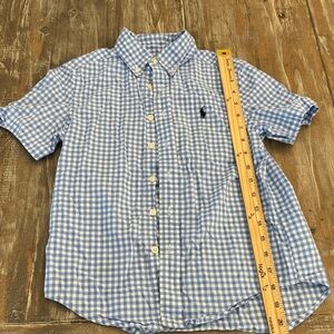 Ralph Lauren Light Blue Checkered Shirt